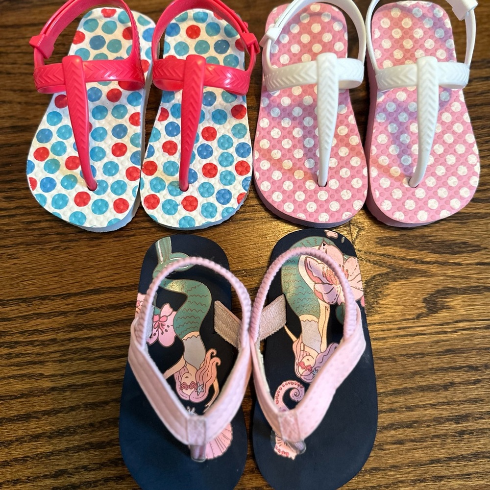 Toddler flip flop bundle